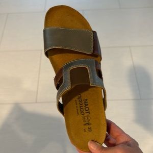 Naot “Nancy” slides- Pewter